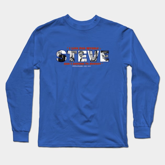 STEVE MCQUEEN LIVE Long Sleeve T-Shirt by CS77